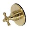 Kingston Brass KS3037BX Single-Handle Three-Way Diverter Valve with Trim Kit, Brushed Brass KS3037BX - alternate 1